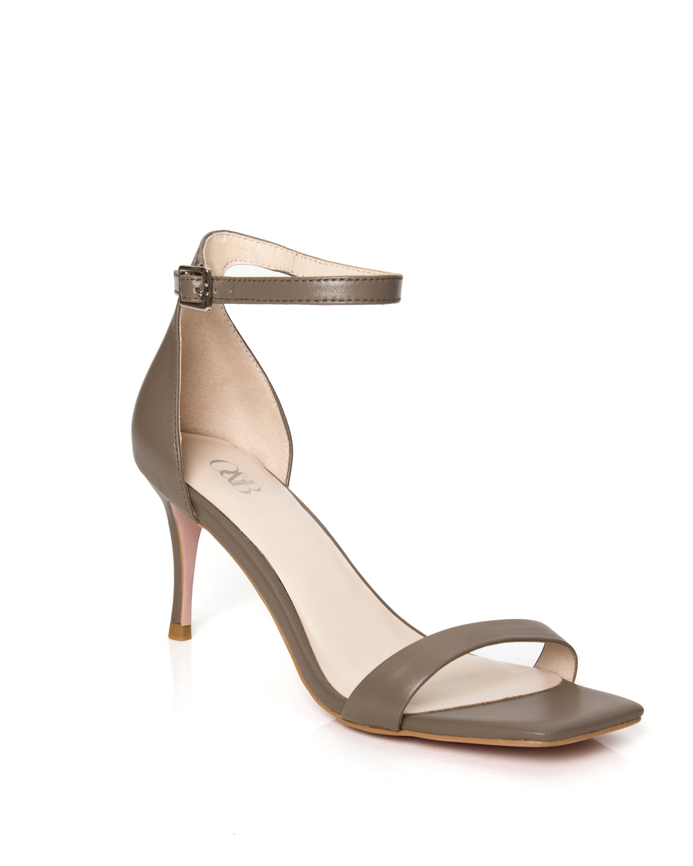 O&B Yaya Mid Heels Grey Anatomy