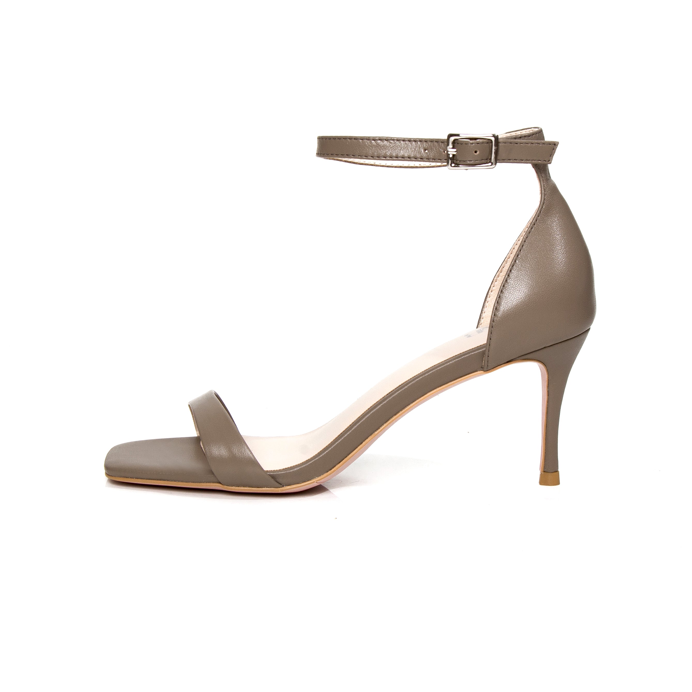 O&B Yaya Mid Heels Grey Anatomy