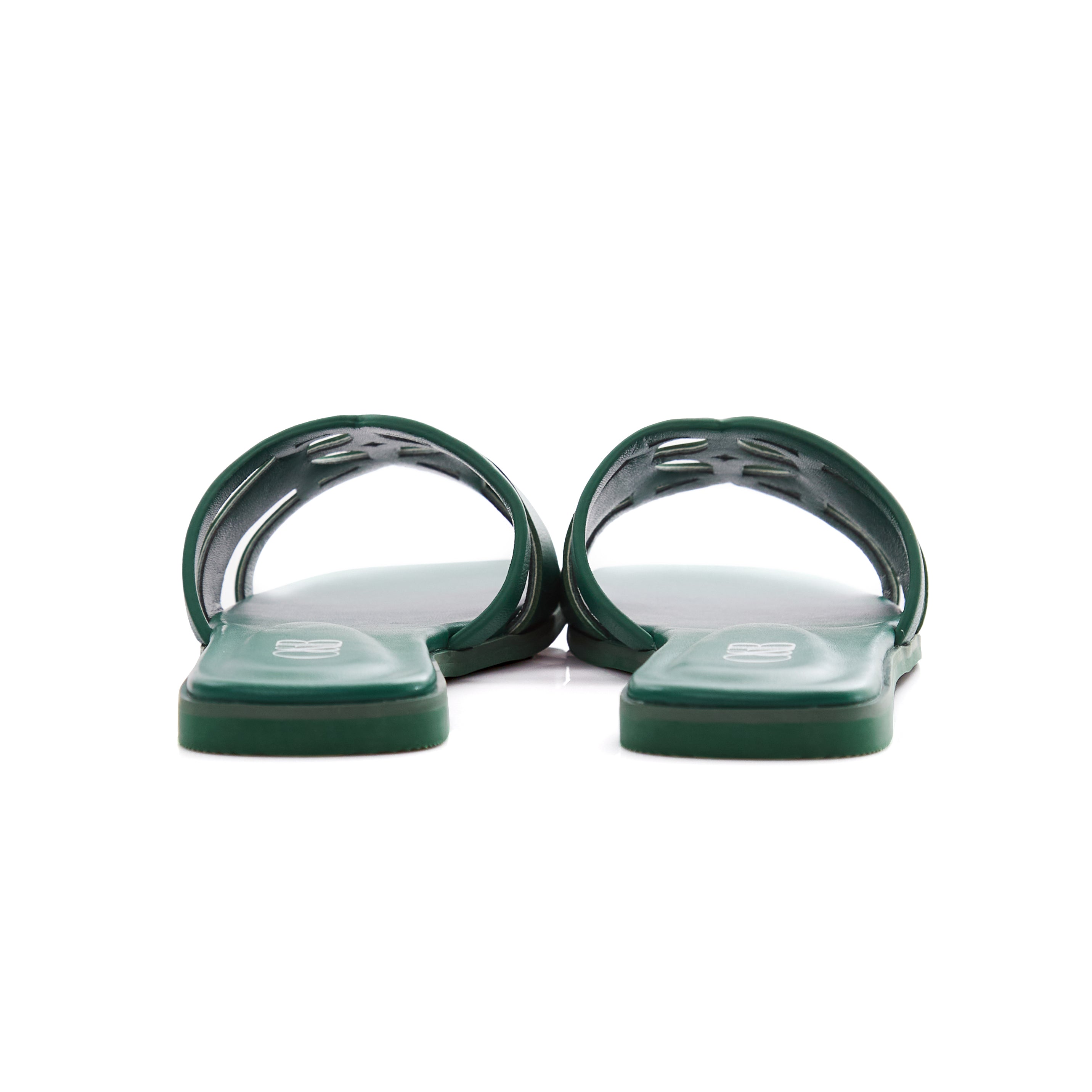 OandB Sandals in Forest Green