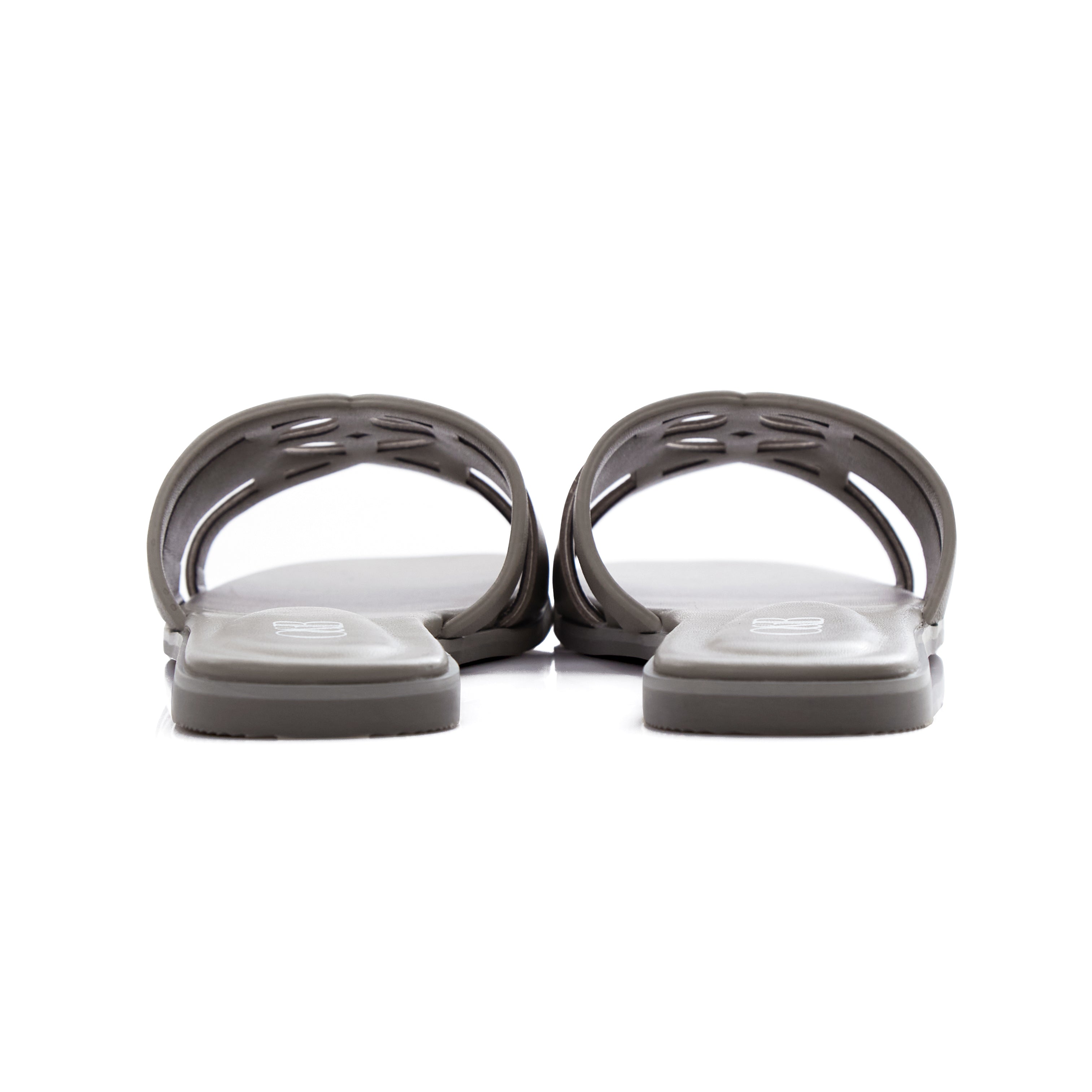 OandB Sandals in Stone Grey