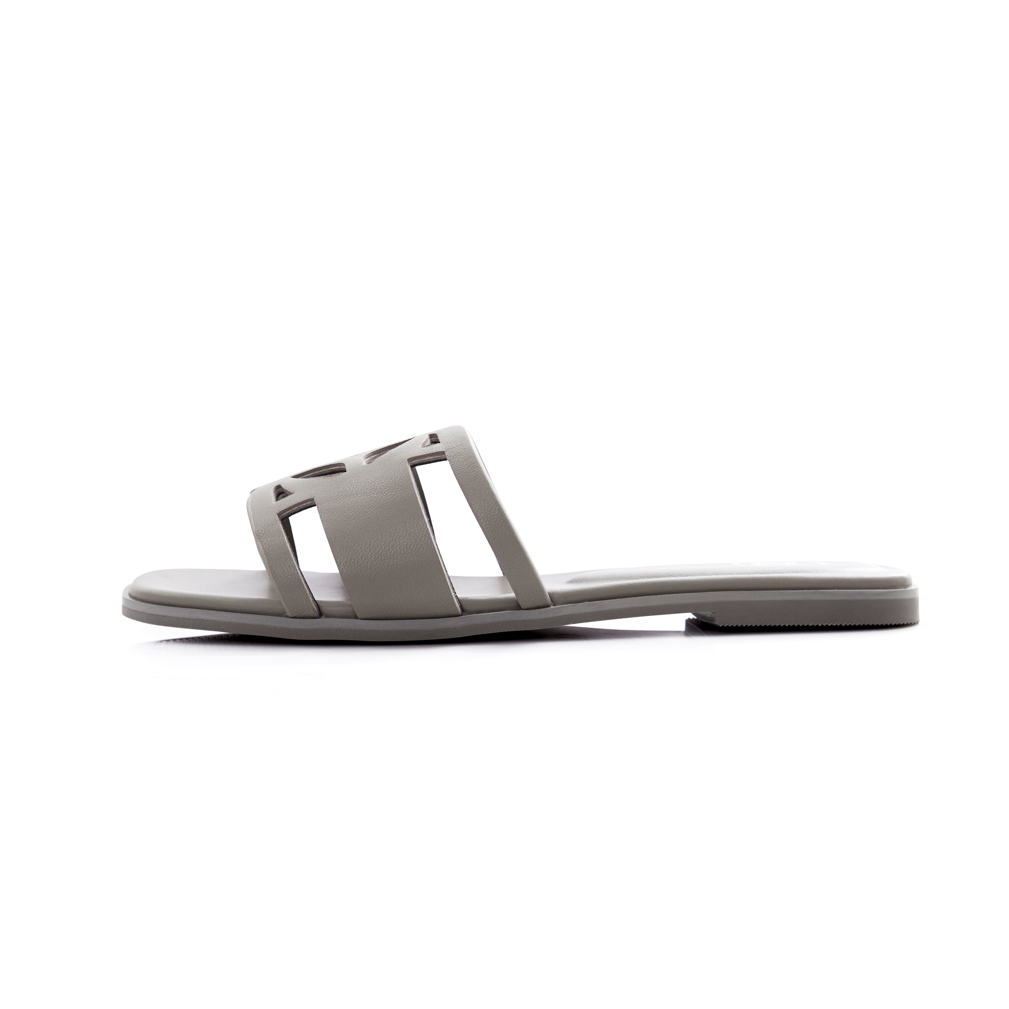 OandB Sandals in Stone Grey