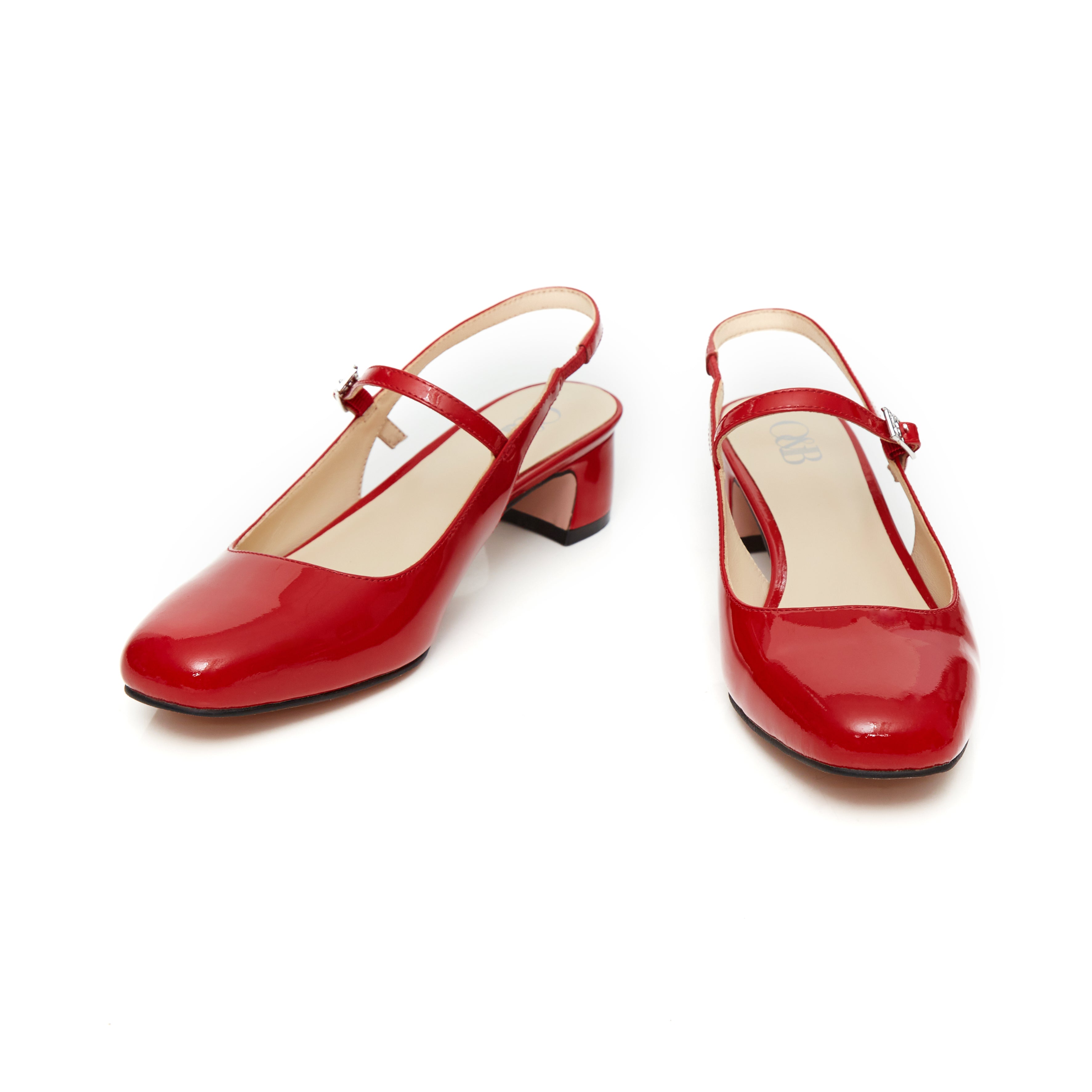 SUSANNE HEELS IN THE ORIGINAL RED
