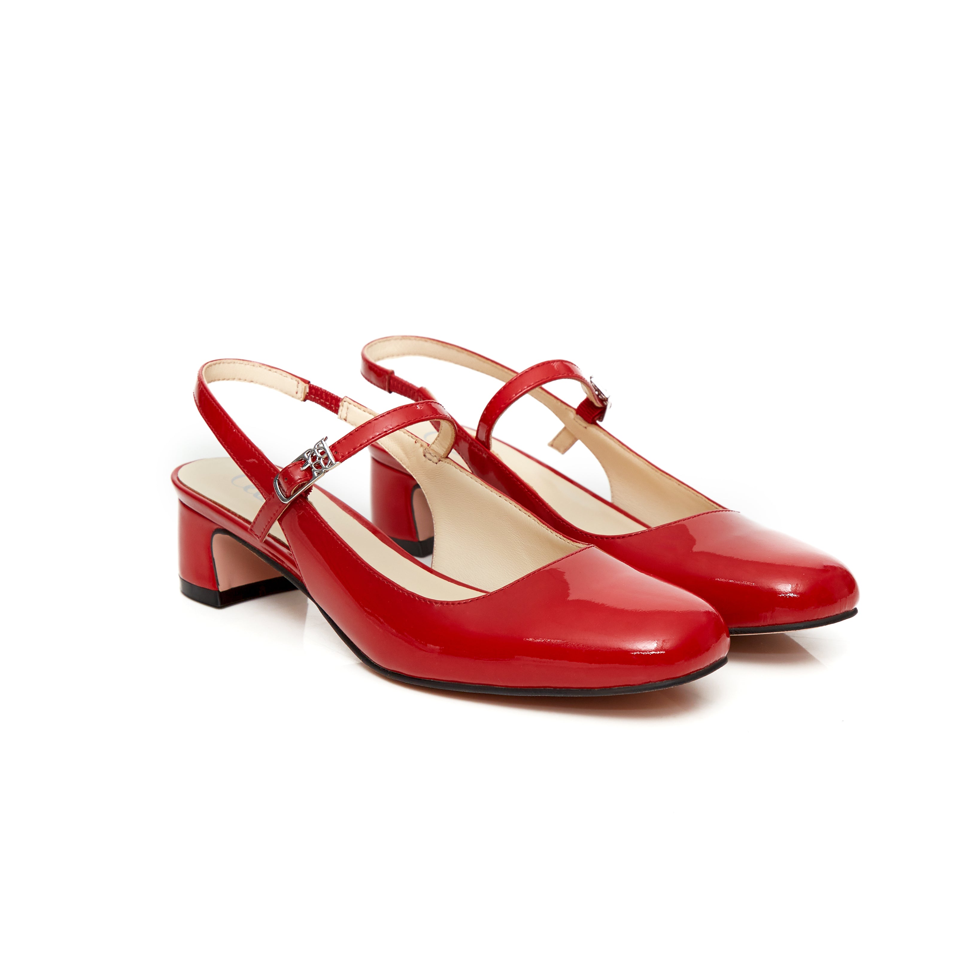 SUSANNE HEELS IN THE ORIGINAL RED
