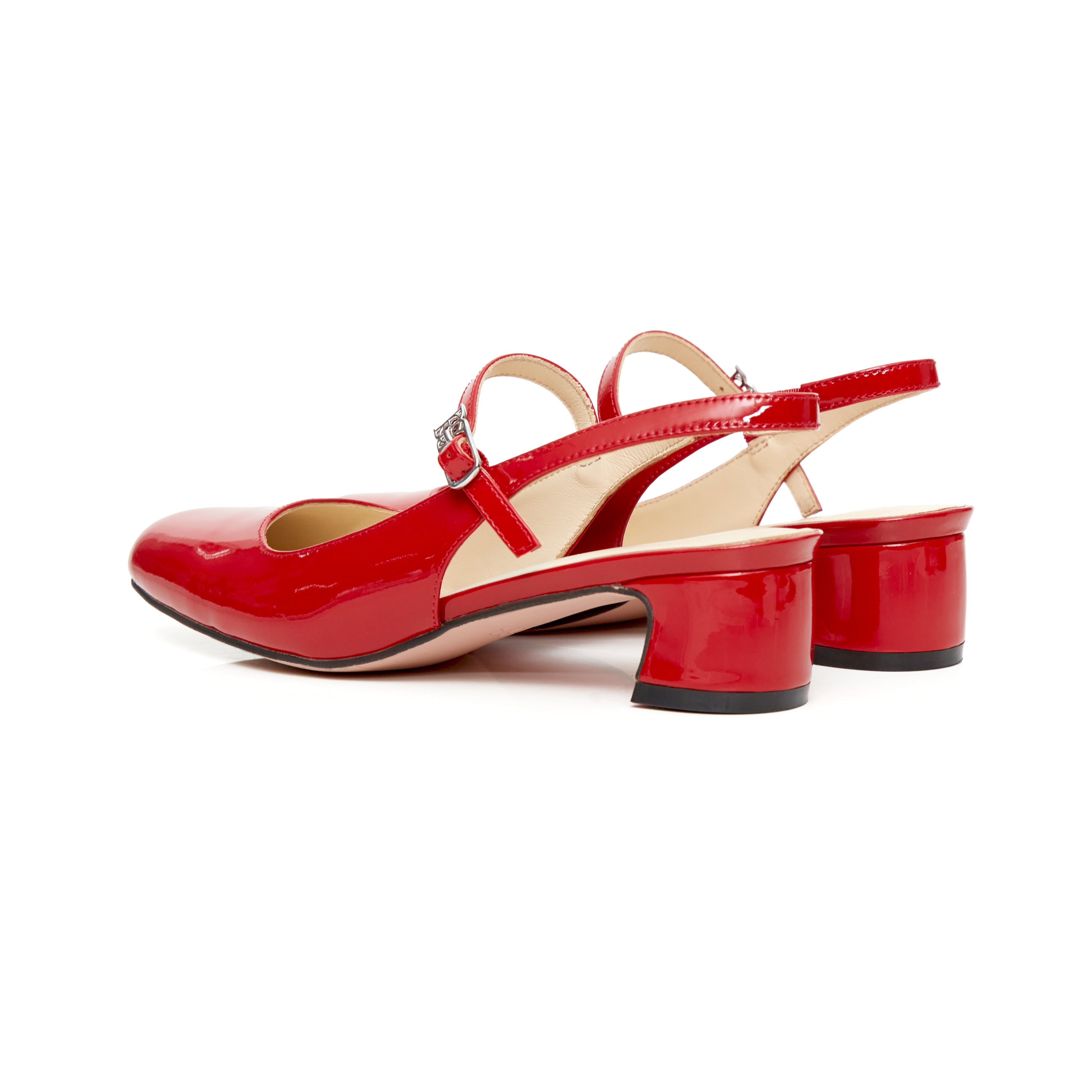 SUSANNE HEELS IN THE ORIGINAL RED
