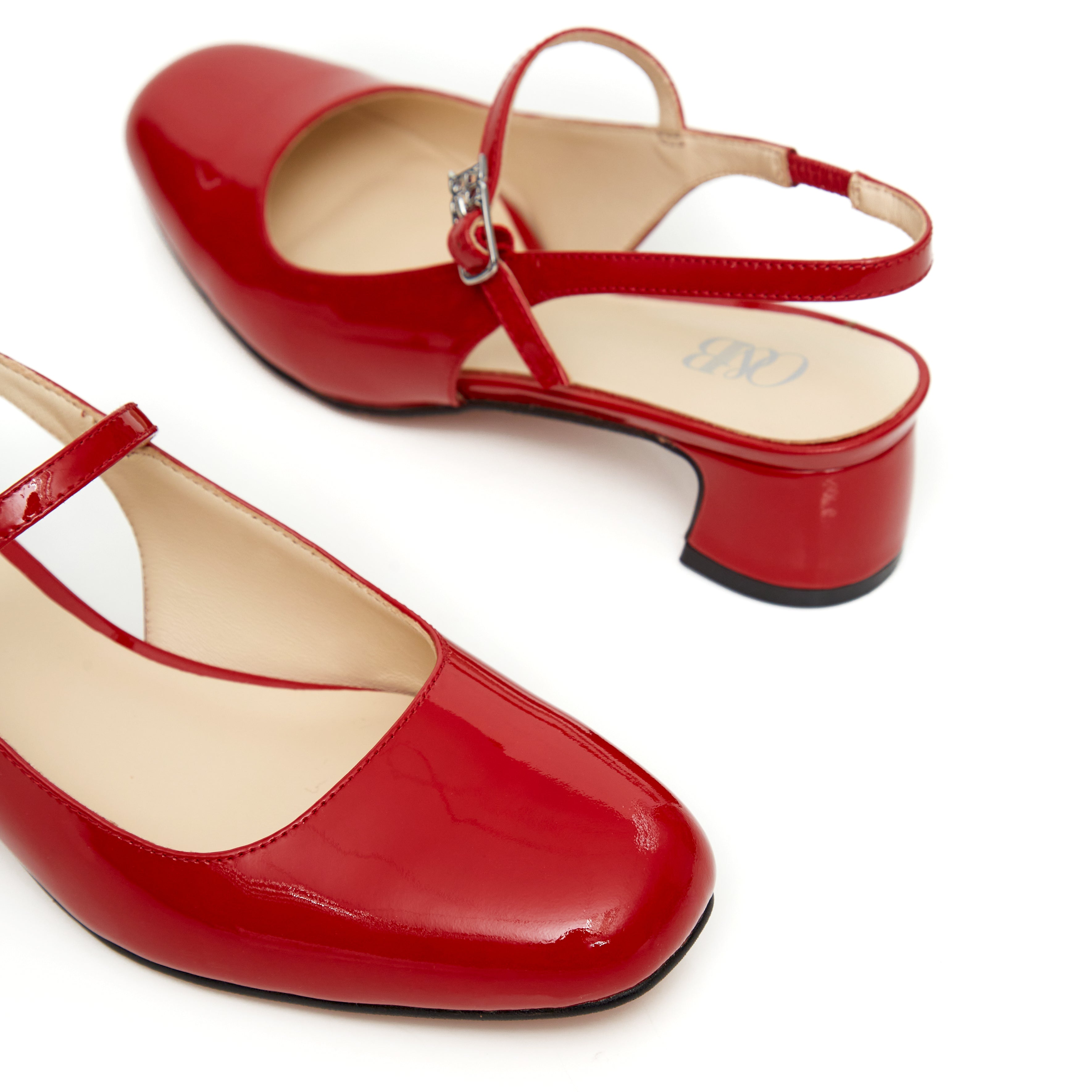 SUSANNE HEELS IN THE ORIGINAL RED