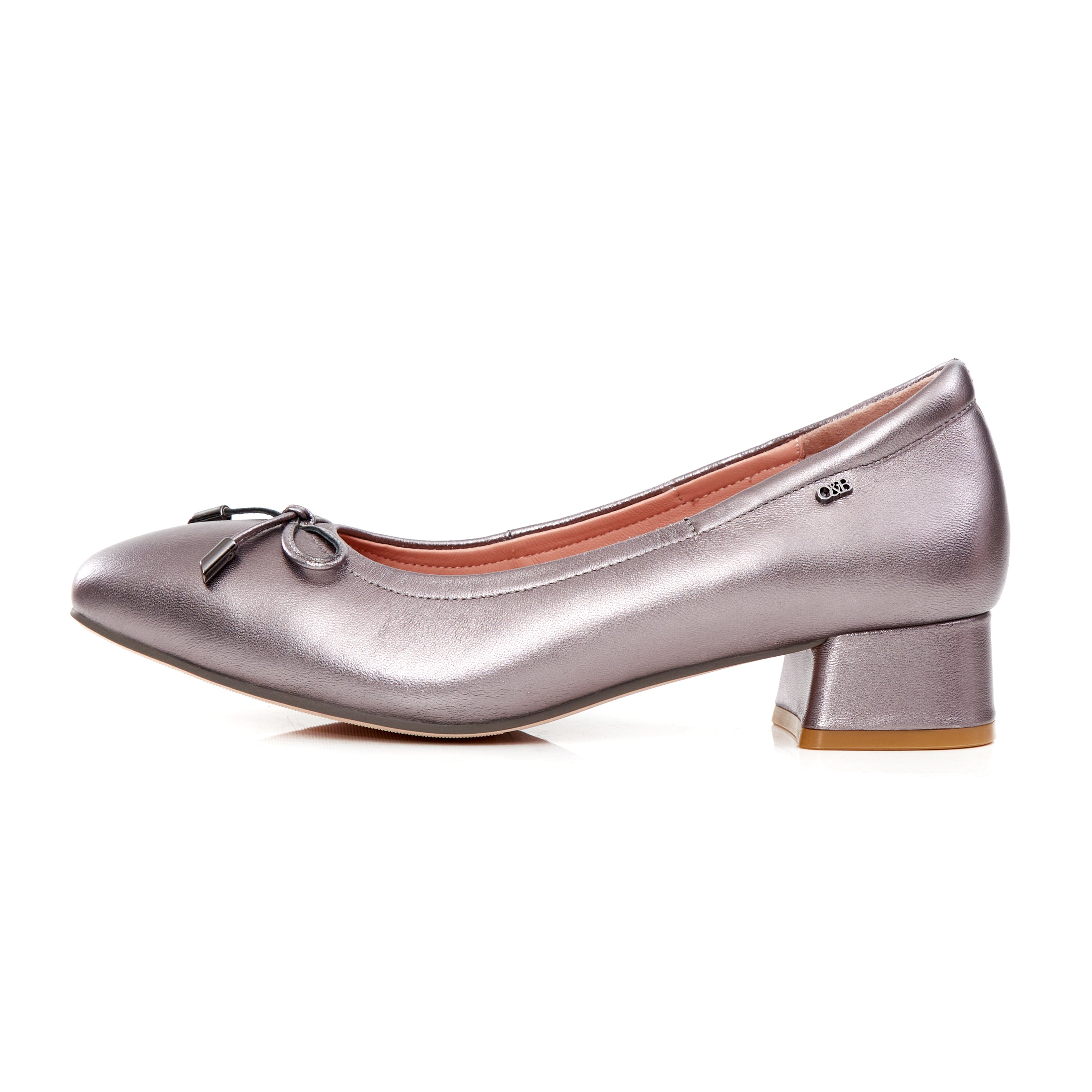 Audrey Classic Heels in Platinum