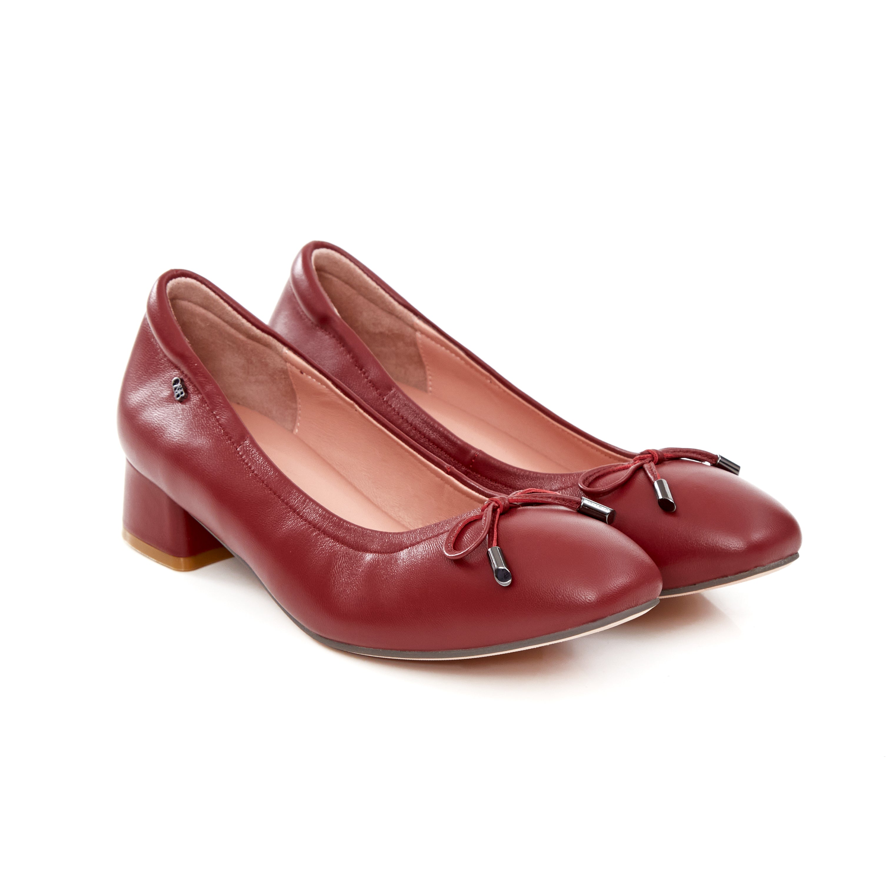 Audrey Classic Heels in Burgundy
