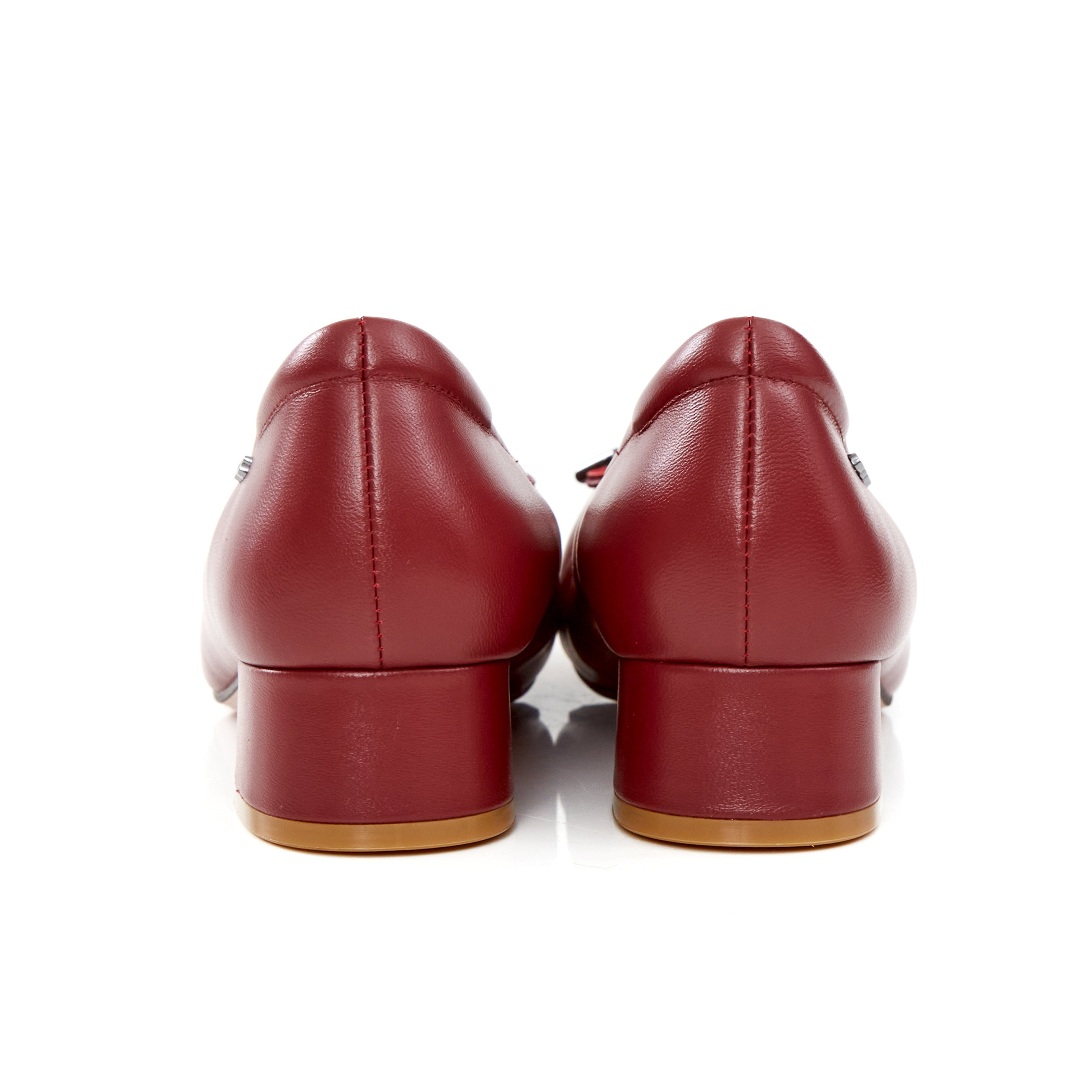 Audrey Classic Heels in Burgundy