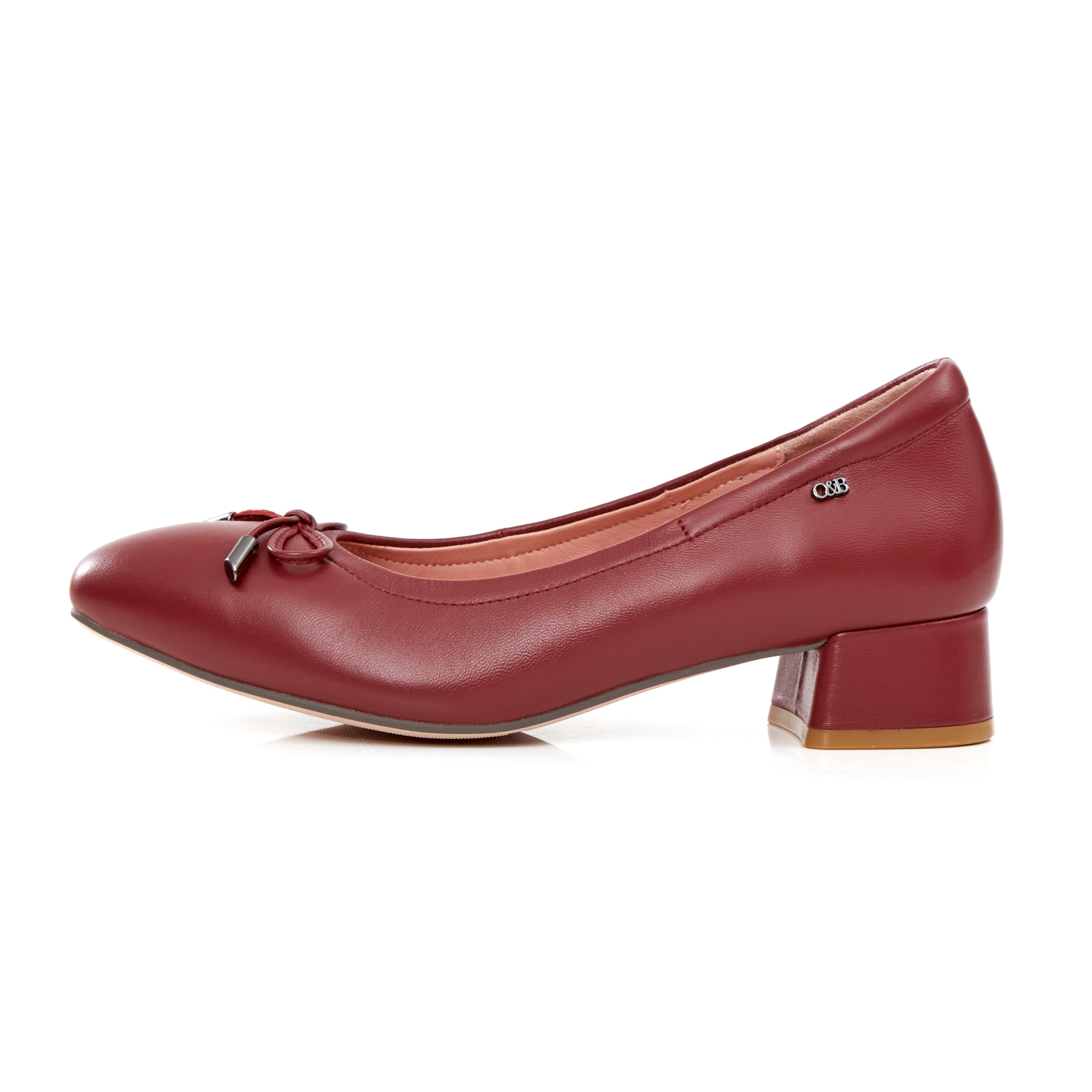 Audrey Classic Heels in Burgundy