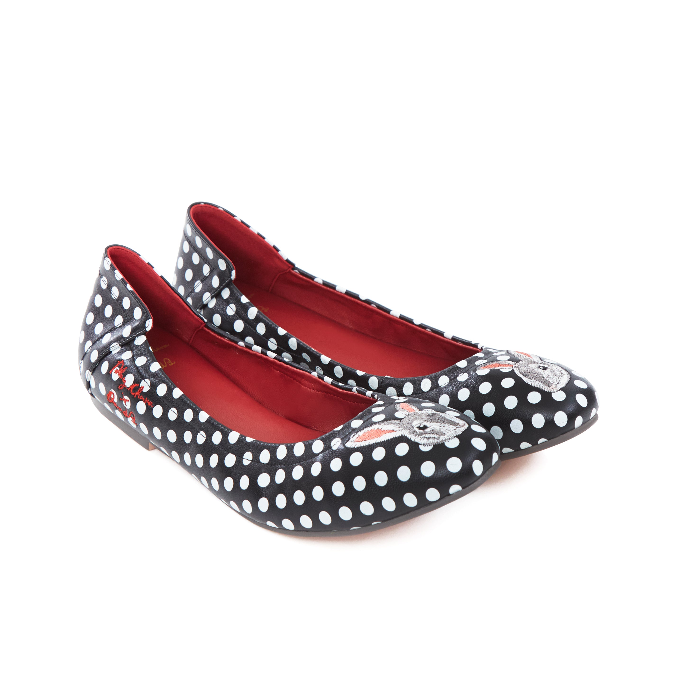 Audrey Friend Holiday in Robin Dot Black