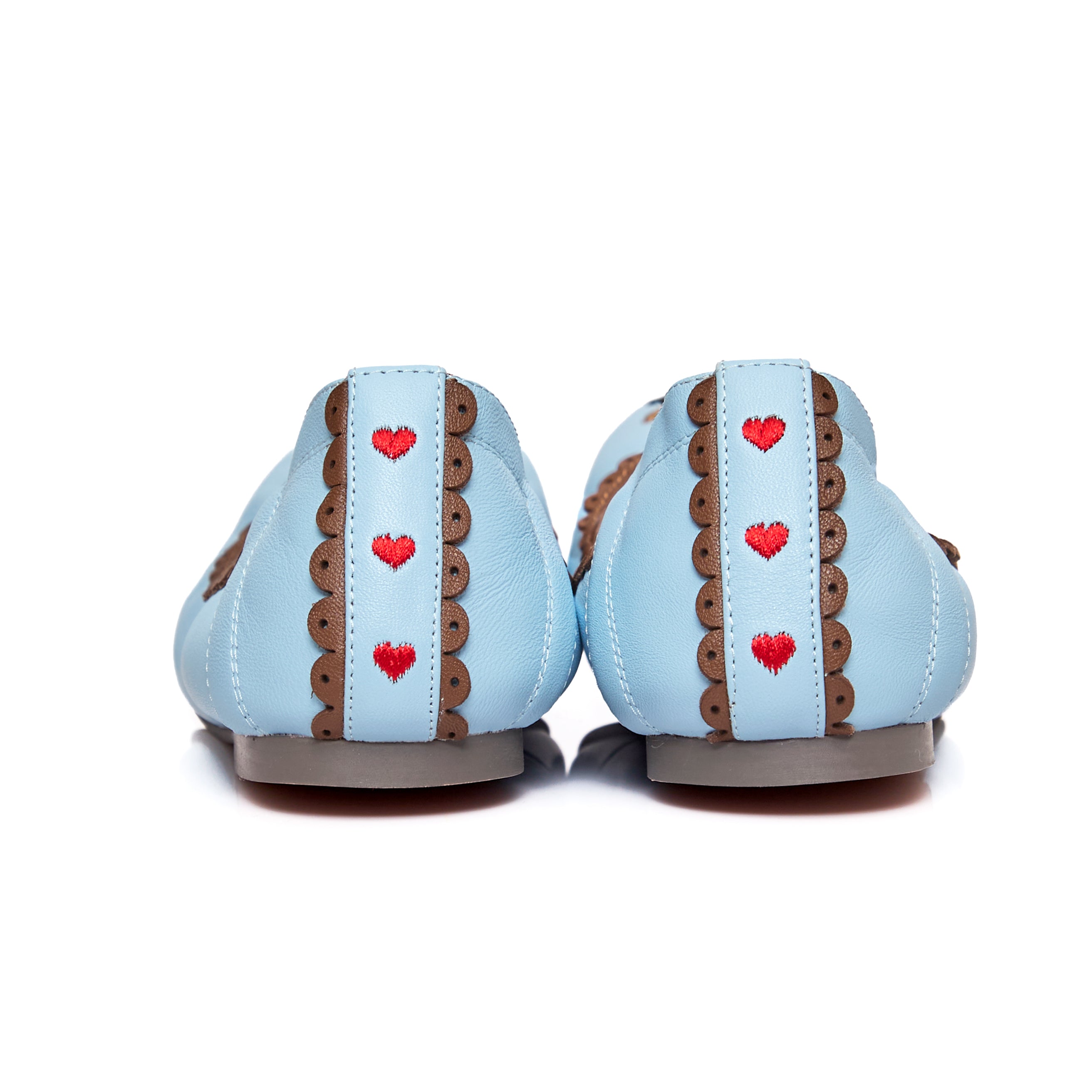 AUDREY PARADE IN SADDLE BLUE