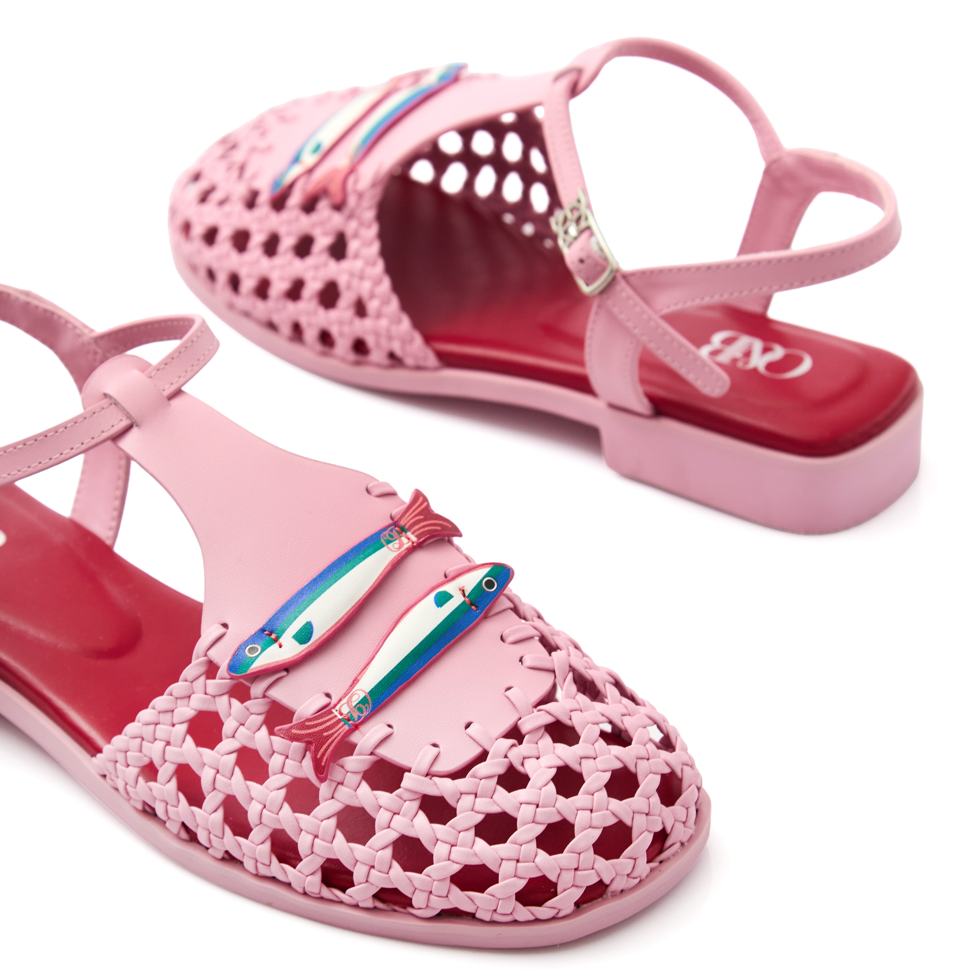 Sardine Sandals In Sardine Festa Pink