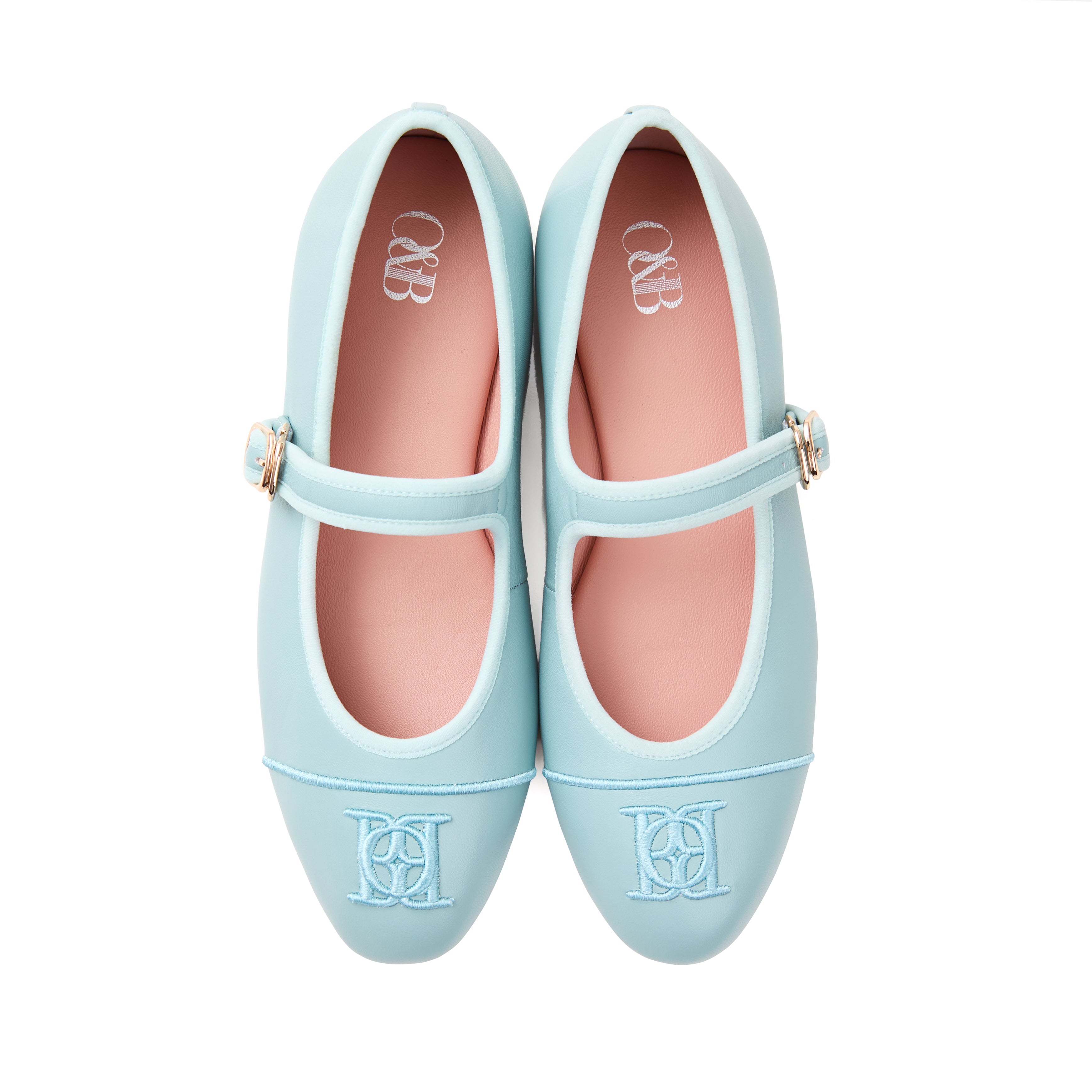 Mary Flats in Blue Turquoise