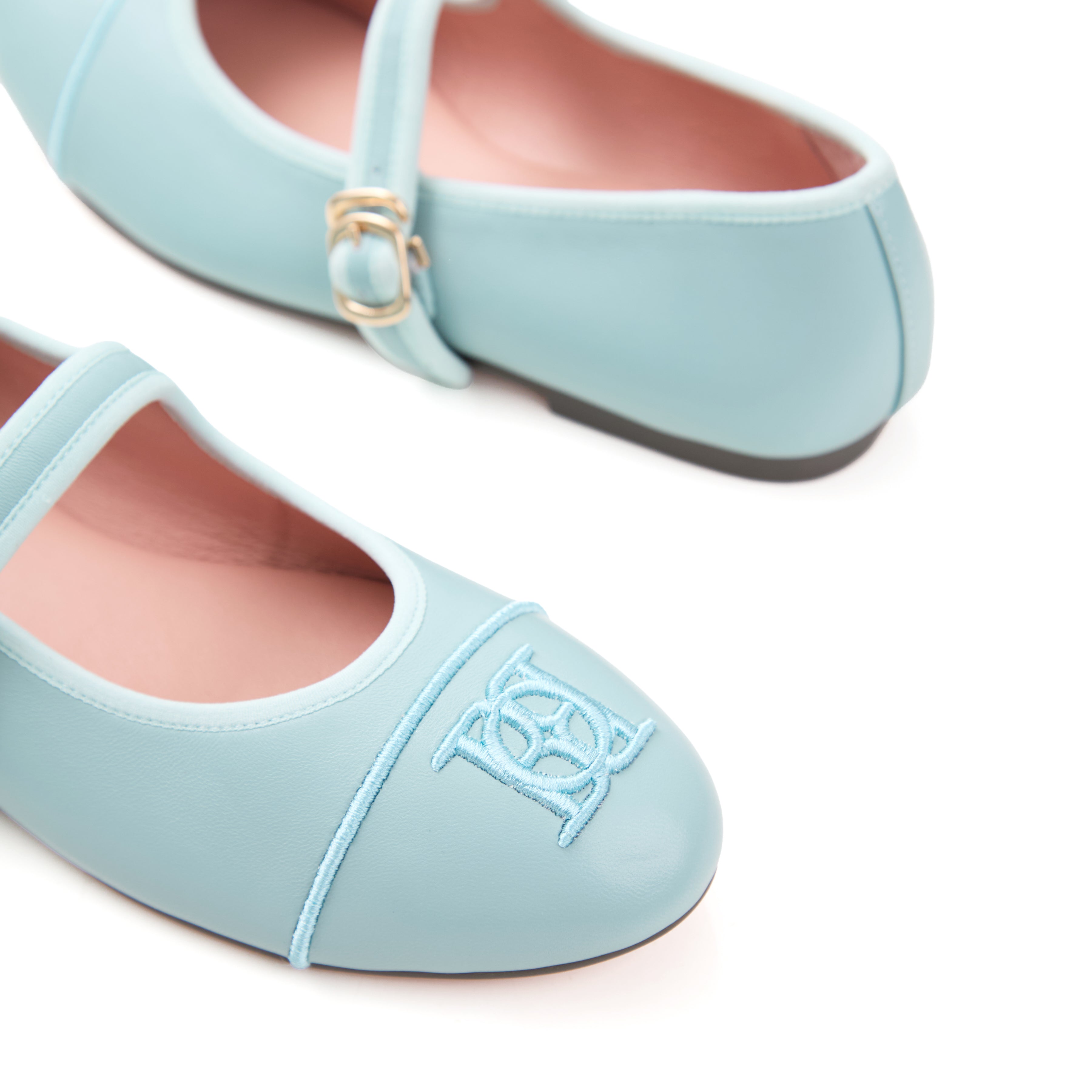 Mary Flats in Blue Turquoise