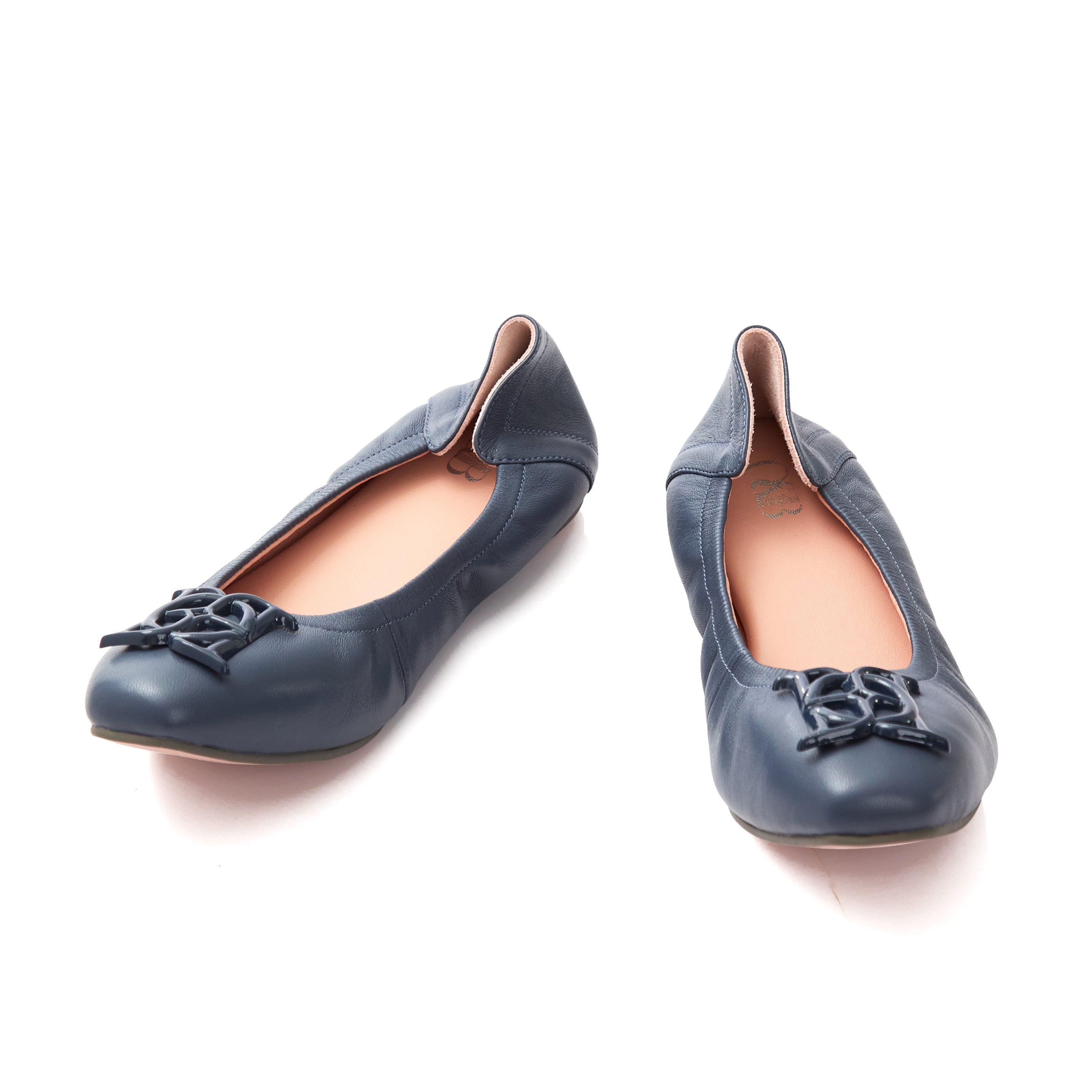 Audrey Marshmallow In Denim Blue