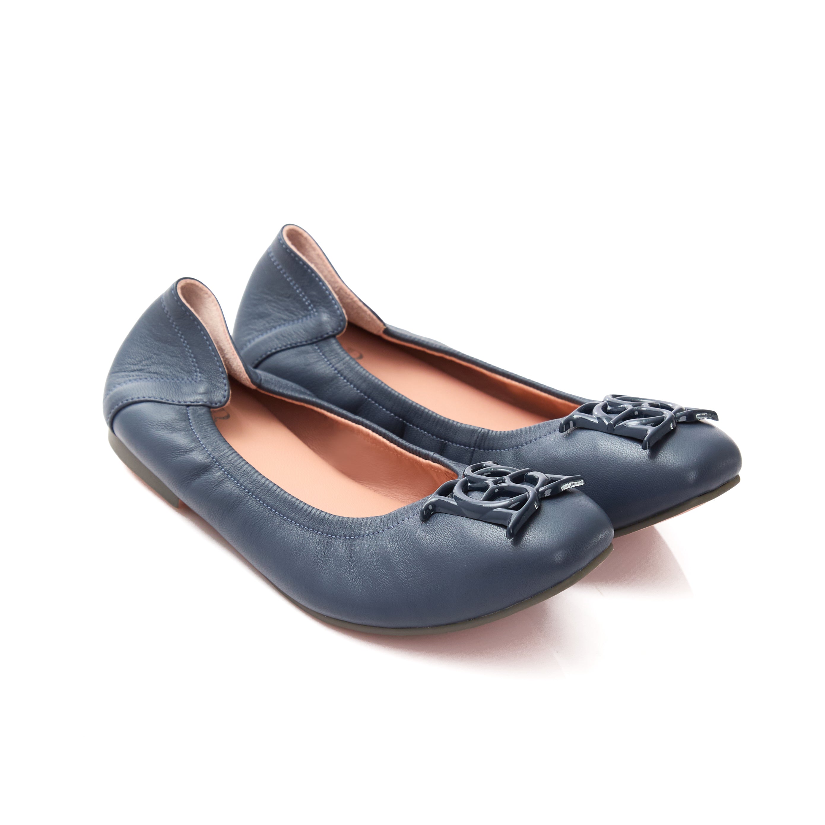 Audrey Marshmallow In Denim Blue