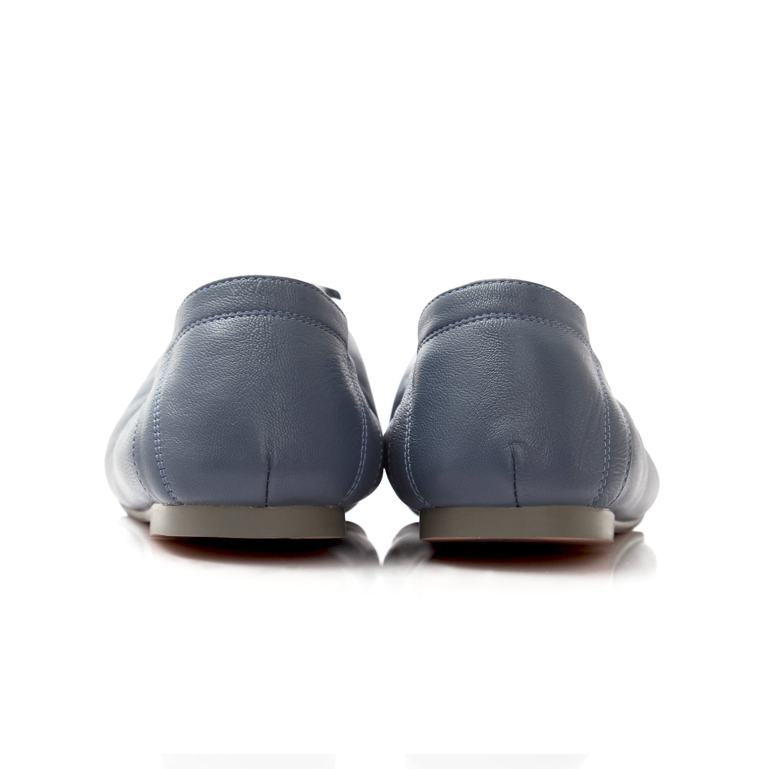 Audrey Marshmallow In Denim Blue