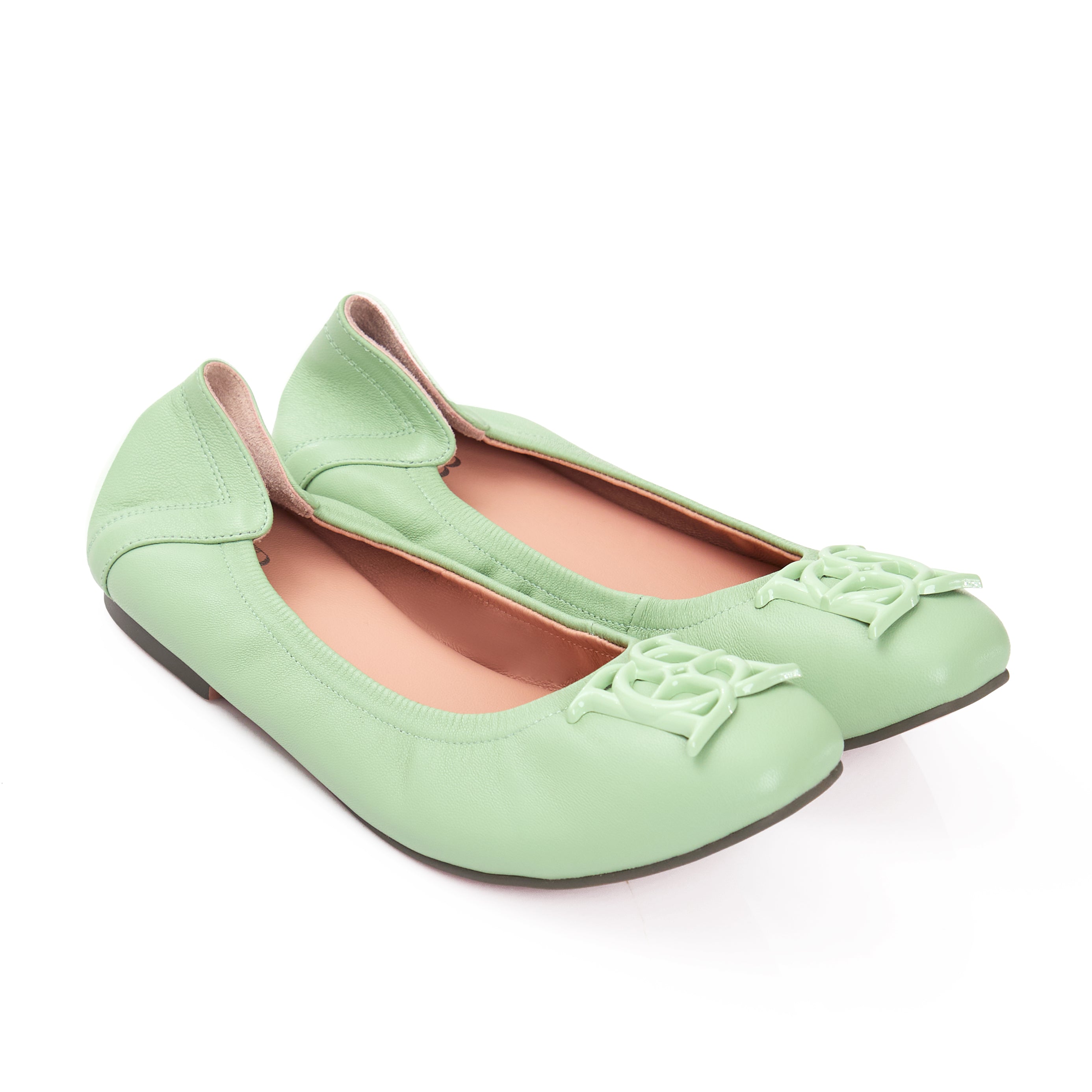Audrey Marshmallow In Pistachio Green